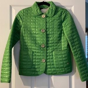 Kate Spade Quilted Green Jacket